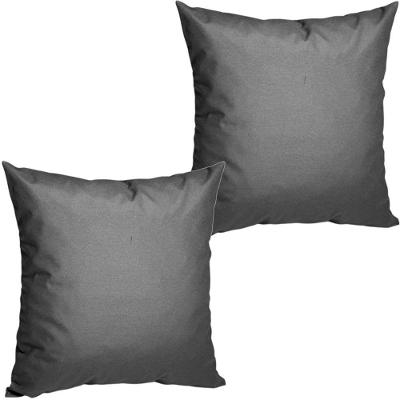 2 Almofadas Cheias Para Sofá Decorativas Impermeáveis Grande Grafite