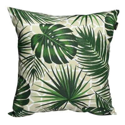 1 Almofada Cheia Para Sofá Decorativas E Impermeáveis Grande Floral Verde