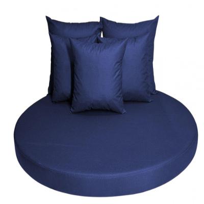 Almofadas Para Sofá Cheias Decorativas, Impermeáveis Trama Azul Marinho