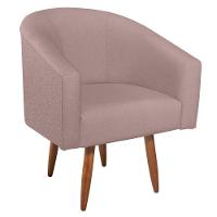 Kit Diva Recamier Heitor 185cm Lado Direito e 02 Poltronas Luiza Linho Rosê - 7