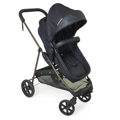 Carrinho De Bebê Galzerano Napoli 1448 De 0 Meses Até 22kg Preto E Cobre