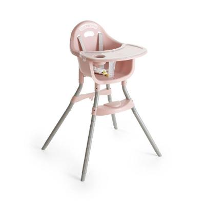 Cadeira De Alimentação Galzerano Gaia 2 Em 1 Alta E Baixa Até 23kg Rosé