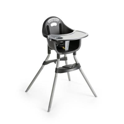 Cadeira De Alimentação Galzerano Gaia 2 Em 1 Alta E Baixa Até 23kg ônix