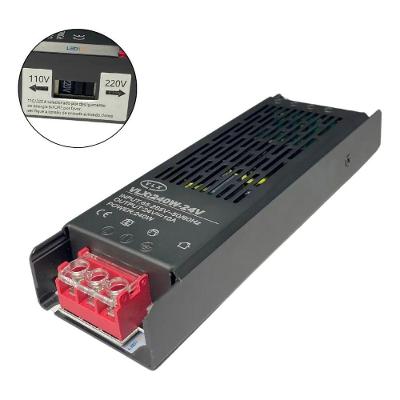 Fonte Chaveada Slim 24v 10a 240w Bivolt P Fita Led E Cftv