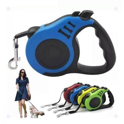 Coleira Guia Retrátil Cachorro Passeio Pets 3 Metros