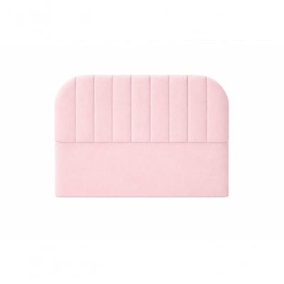 Cabeceira De Cama Box Moderna Estilo Orgânica Casal 140 Cm Veludo Rosa Eli Móveis E Decoração