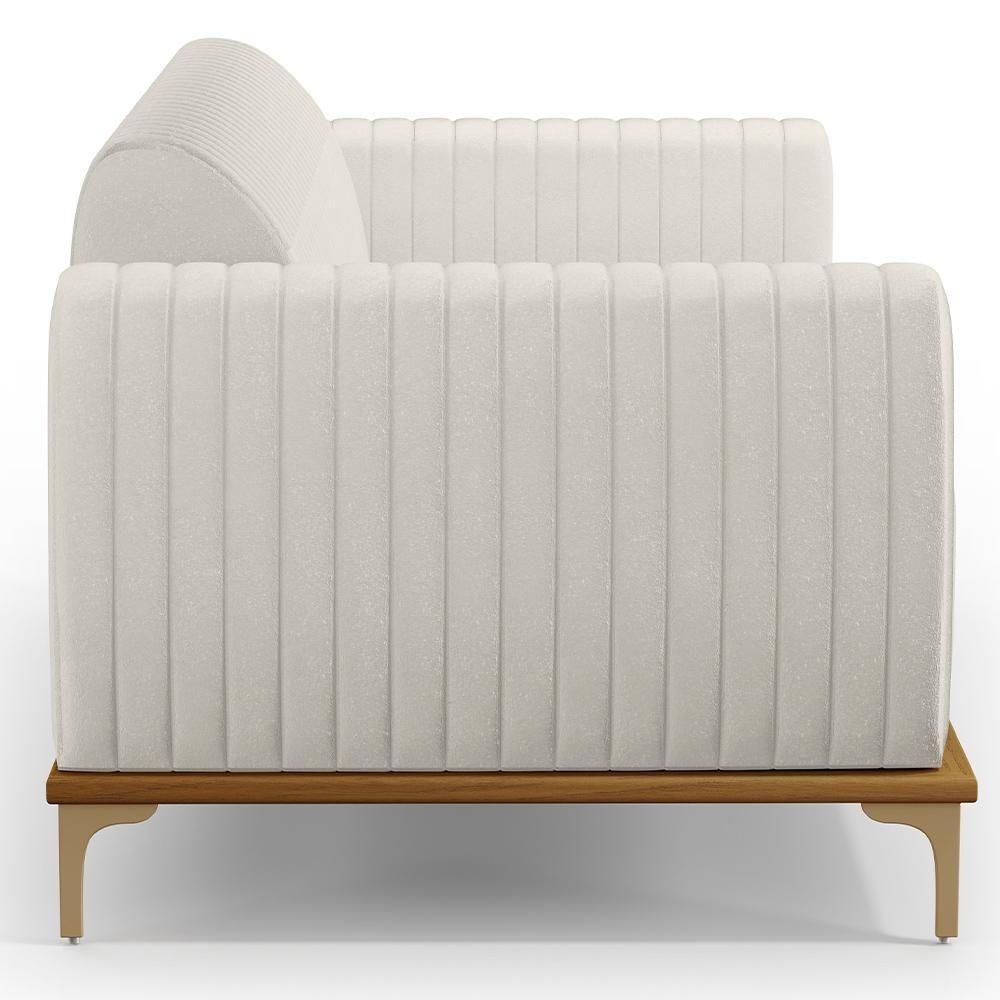 Kit Sofá 2 Lugares 150Cm Com Poltrona Molino Cru C-443 - 4