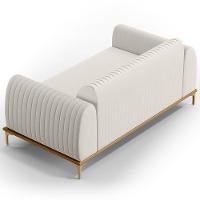 Kit Sofá 2 Lugares 150Cm Com Poltrona Molino Cru C-443 - 3