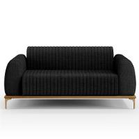 Kit Sofá 2 Lugares 150Cm Com 2 Poltronas Molino Chumbo D-465 - 7