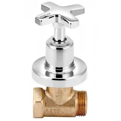 Acabamento Para Registro 1-2,3-4,1 C34 Cromado Vad205cwb Esteves Acabamento Registro 1-2,3-4,1 C