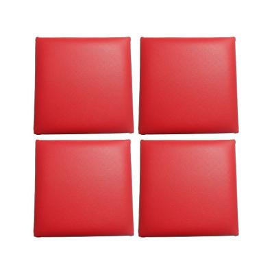 Assentos Banqueta Kit Com 4 Un vermelho