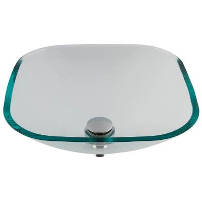 Cuba Vidro 31x31cm Quartzo Sem Válvula - Cp-qc31s - Astra Cuba Vidro 31x31cm Quartzo Sem Valvula - Cp-qc31s - Astra