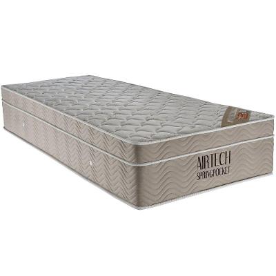 Colchão de Espuma Solteiro Airtech Spring Pocket 78x188x25cm 1040421014 Ortobom