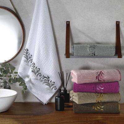 Toalha De Banho Eden Avulsa 01 Peça 450g/m² 1,40m X 70cm 100% Algodão - Violeta