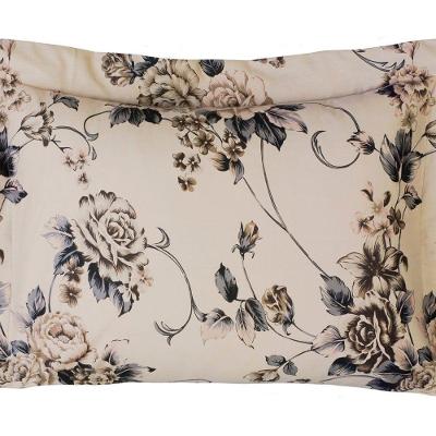 Porta Travesseiro Decorativo Desire Estampado 1 Peça Percal 200 Fios 100% Algodão - Estampa Samara Caqui