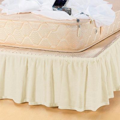 Saia Box Pratic King Para Box Conjugado 1 Peça 100% Poliéster - Marfim