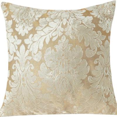 Capa De Almofada Decorativa Madri 1 Peça 45cm X 45cm 100% Poliéster - Bege