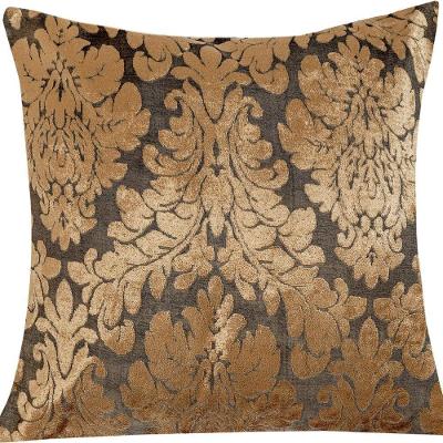 Capa De Almofada Decorativa Madri 1 Peça 45cm X 45cm 100% Poliéster - Caramelo