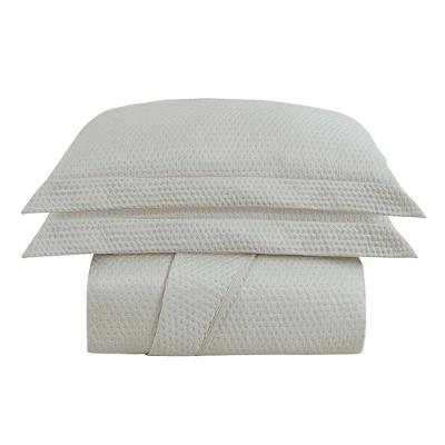 Cobre Leito Colcha Solteiro Domus Dupla Face 02 Peças - Palha - 100% Poliéster