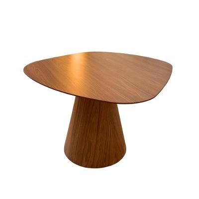 Mesa De Jantar Cone Organica Alpha 100x98cm Madeira Freijó