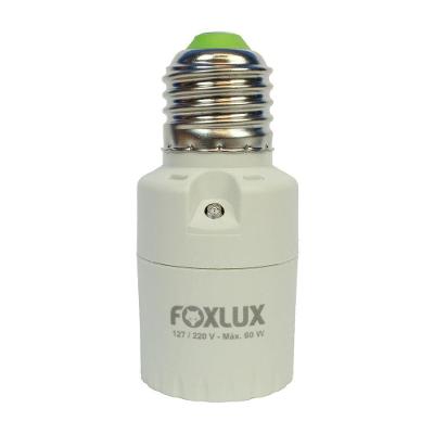 Bocal Com Sensor De Fotocélula Foxlux Soquete E27 Bivolt Automático
