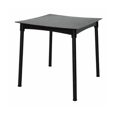 Mesa Tramontina Diana Preta 70cm Pernas de Alumínio