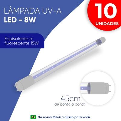 10 Lâmpadas Uv-a 15w Led