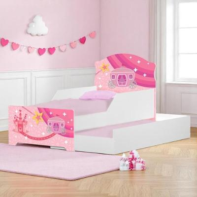 Bicama Mini Snap Carruagem E Castelo Com Colchões