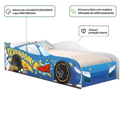 Cama Infantil Glow Faísca Azul