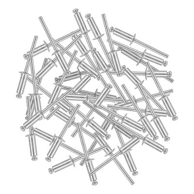 Rebite De Repuxo 4.8x14mm 50 Pcs Mtx Aço Galvanizado