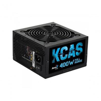 Fonte Gamer Atx Aerocool Kcas 400w 80 Plus Full Range Apfc