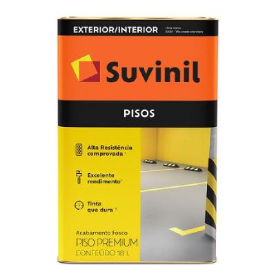 Tinta Acrílica 18 Litros Piso Fosco Marrom 50692027 Suvinil Tinta Acrilica 18 Litros Piso Fosco