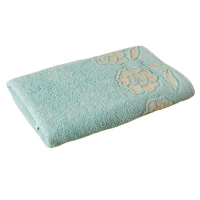 Toalha Avulso De Rosto Kazzavip Felpuda 100% Algodão Guadalupe 45cmx80cm Azul Retro