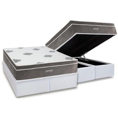 Cama Box Baú Queen + Colchão Molas Inovaflex Essential