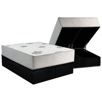 Cama Box Baú Queen + Colchão Ortopédico Inovaflex Comfort Premium