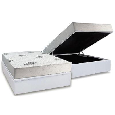 Cama Box Baú Casal + Colchão Anatômico Inovaflex Comfort Premium