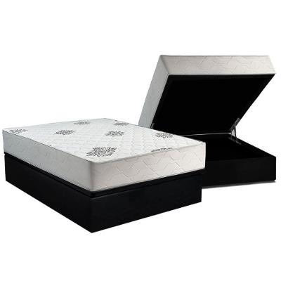 Cama Box Baú Casal + Colchão Anatômico Inovaflex Comfort Premium