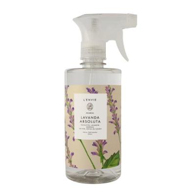Água Perfumada Lavanda Absoluta Arabesc 500ml para Tecidos e Ambientes L'envie