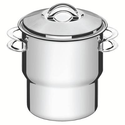 Cuscuzeira Tramontina Solar Em Aço Inox Com Tampa E Alças 14 Cm 2,2 L 62519140