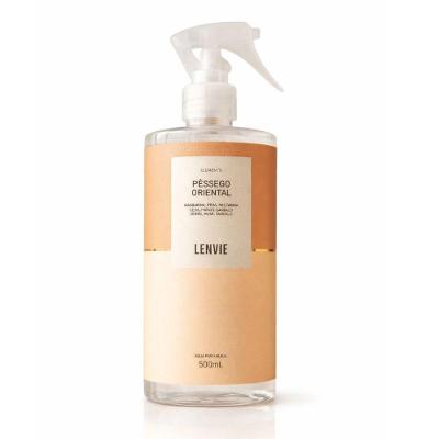 Água Perfumada Pêssego Oriental Arabesc 500ML para Tecidos e Ambientes L'envie