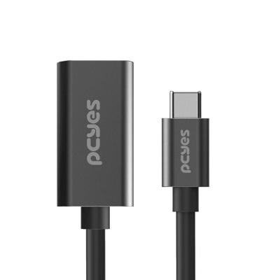 Cabo Usb Tipo-c Para Hdmi Fêmea 2.1 8k/60hz - Preto - 15cm - Pucf-15-2.1