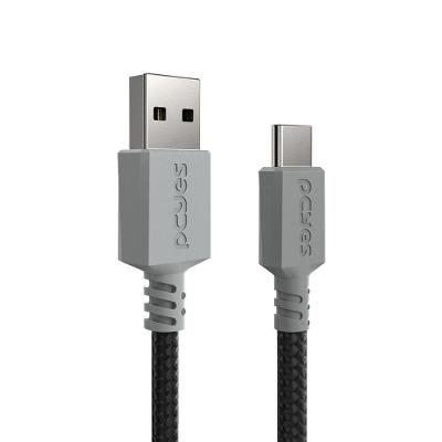 Cabo Usb A 2.0 Macho P/ Usb Tipo-c - Conec. Cinza - P/ Ps5 - 3m - Nylon - Cbpy03c