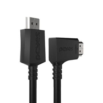 Cabo Hdmi 2.0 Conec.90º Horizontal - Preto - 2 Metros - Ph90h-2
