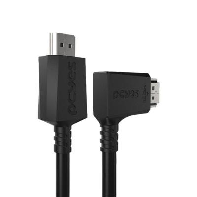 Cabo Hdmi 2.1 Conec.90º Horizontal - Preto - 2m - Phm21-2h-pvc01