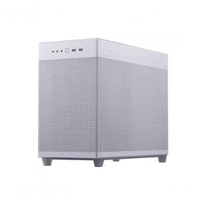 Gabinete Gamer Asus Ap201 Prime White Lateral De Vidro Temperado Micro Atx/mini Itx 1 Fan 120mm Bran