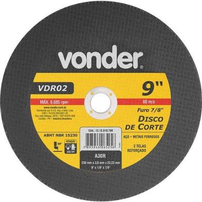Disco De Corte Vdr02 230 X 3,2 X 22,23mm - Vonder