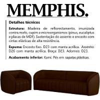 Jogo Sofa 332 Cm 4 Lug E Poltrona 1 Lug Memphis Tcs 721 Corano Moll Tcs 721 - 2