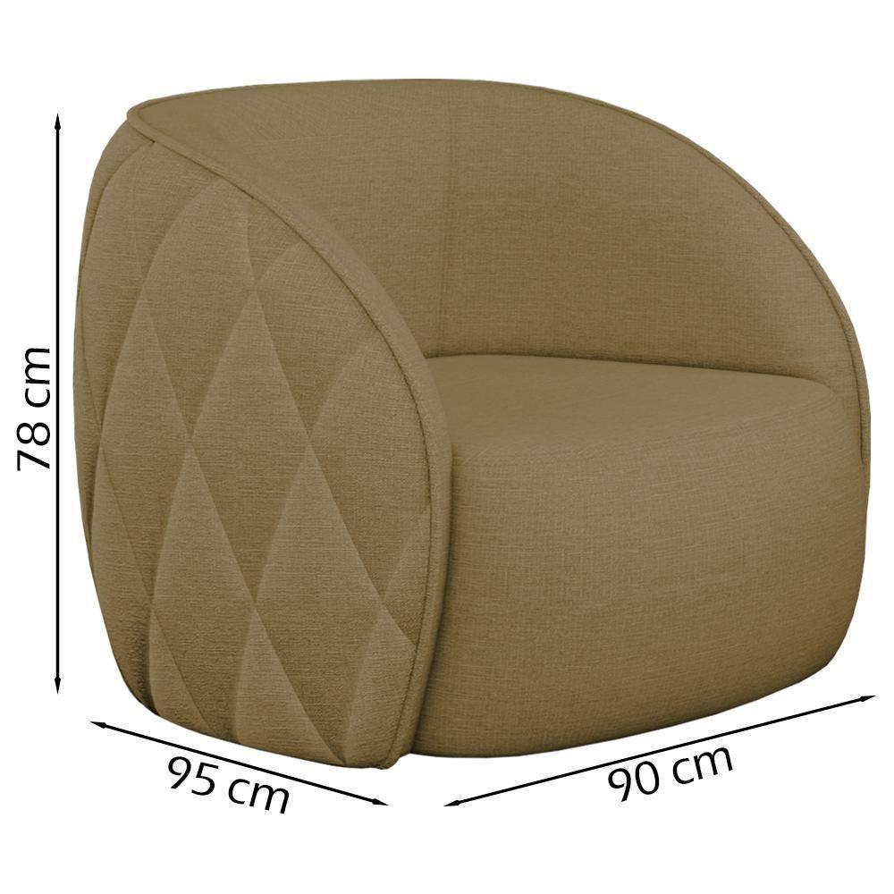 Jogo Sofa 288 Cm 4 Lug E Poltrona 1 Lug Passion Tce 1025 Linho Moll Tce 1025 - 8