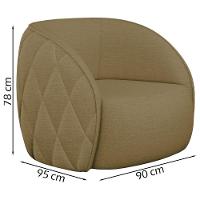 Jogo Sofa 288 Cm 4 Lug E Poltrona 1 Lug Passion Tce 1025 Linho Moll Tce 1025 - 8