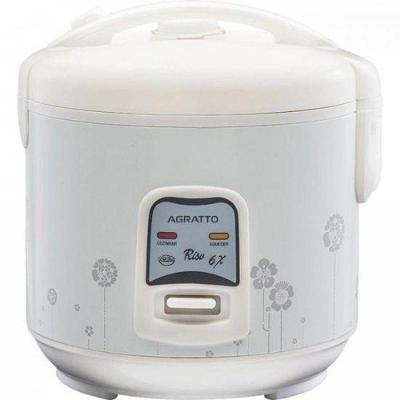 Panela Elétrica de Arroz Agratto Pa6x Riso 6 Xícaras 400W com Bandeja para Legumes 110V